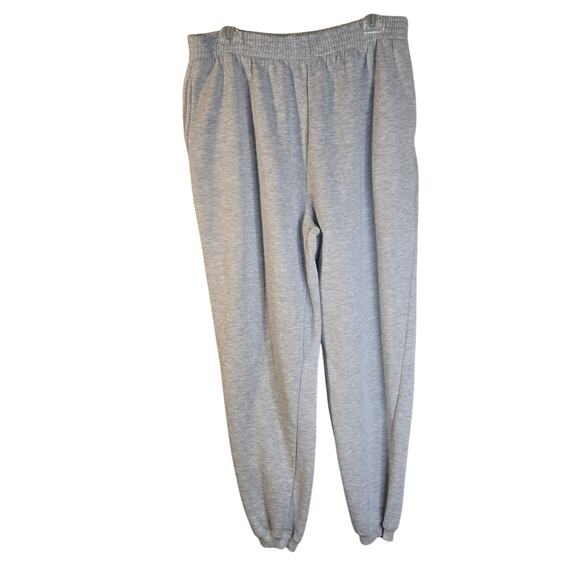 Pacer Pants - PACER Heather Gray Relaxed Sweatpants - L - Athletic Jogger Casual Unisex [0412]